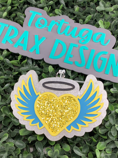 Lemon Drop - Heart w/ Wings