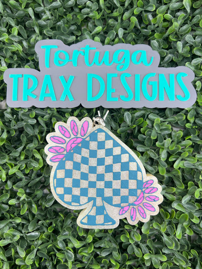 Bikini Beach - Checkered Spade (Custom Option Available)