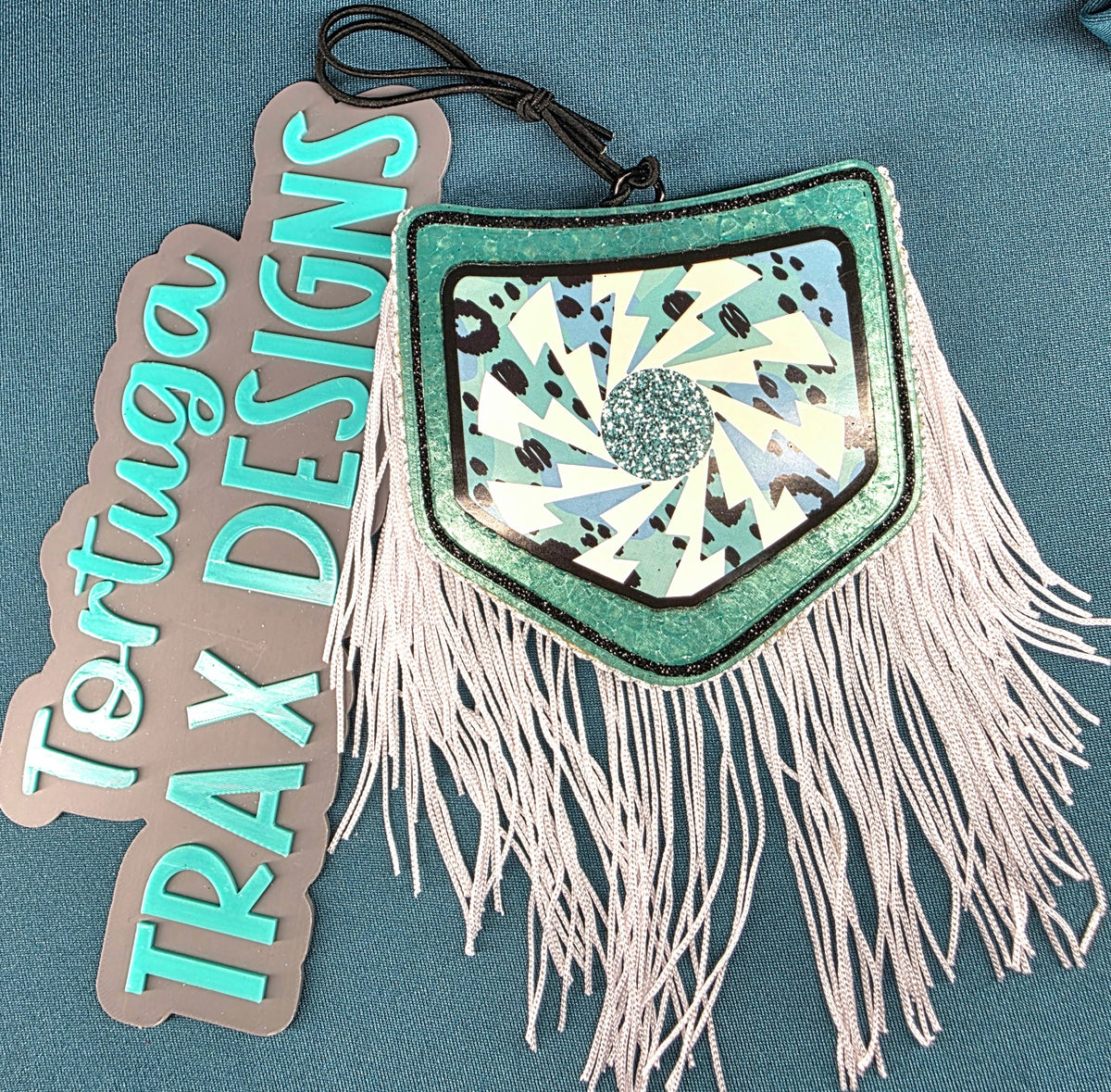Mahogany Teakwood - Pocket w/ Cardstock (Fringe)