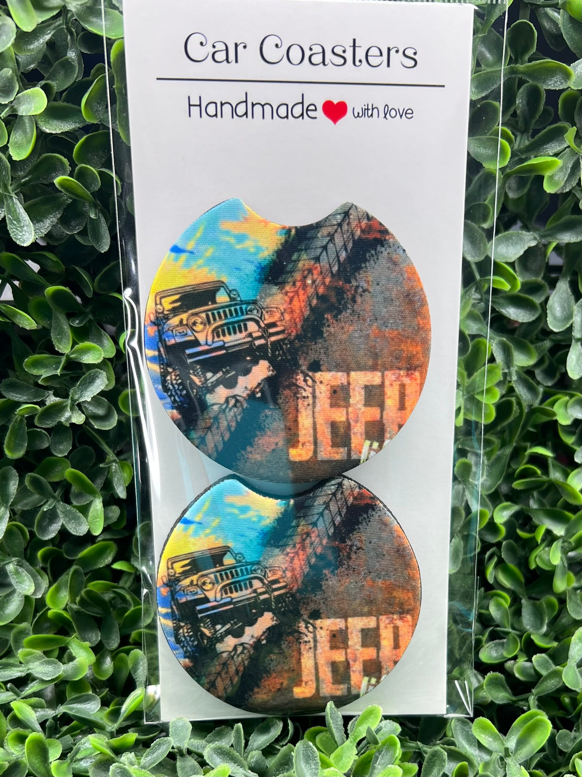 Car Coasters - Jeep Tread