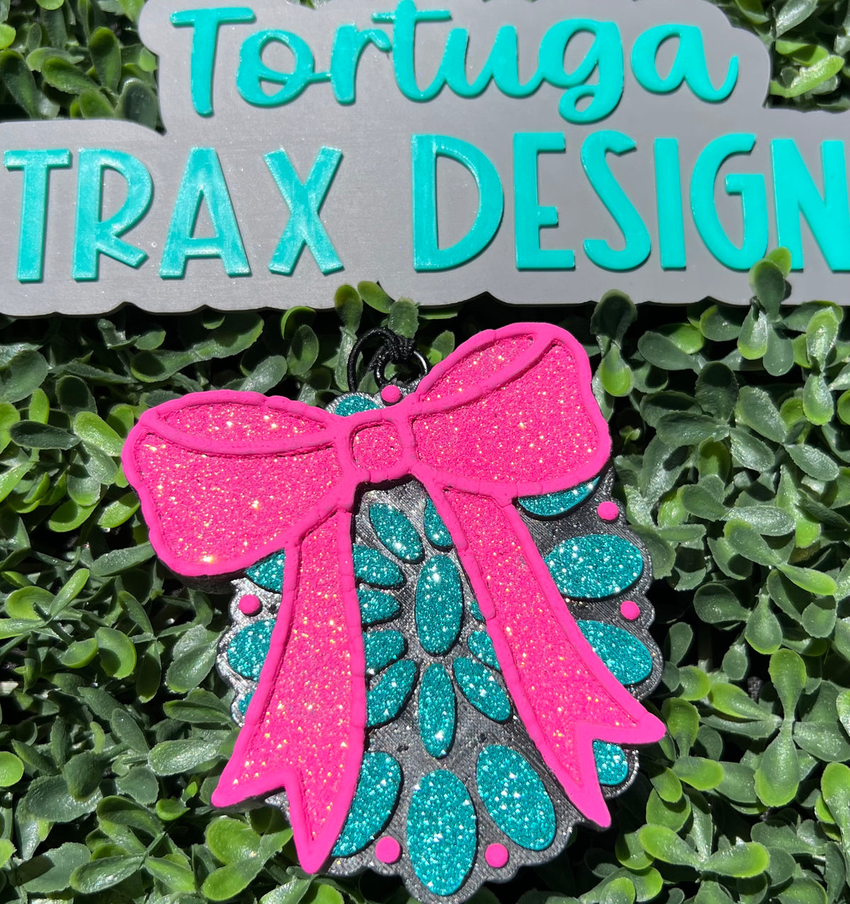 Baja Cactus - Turquoise w/ Bow