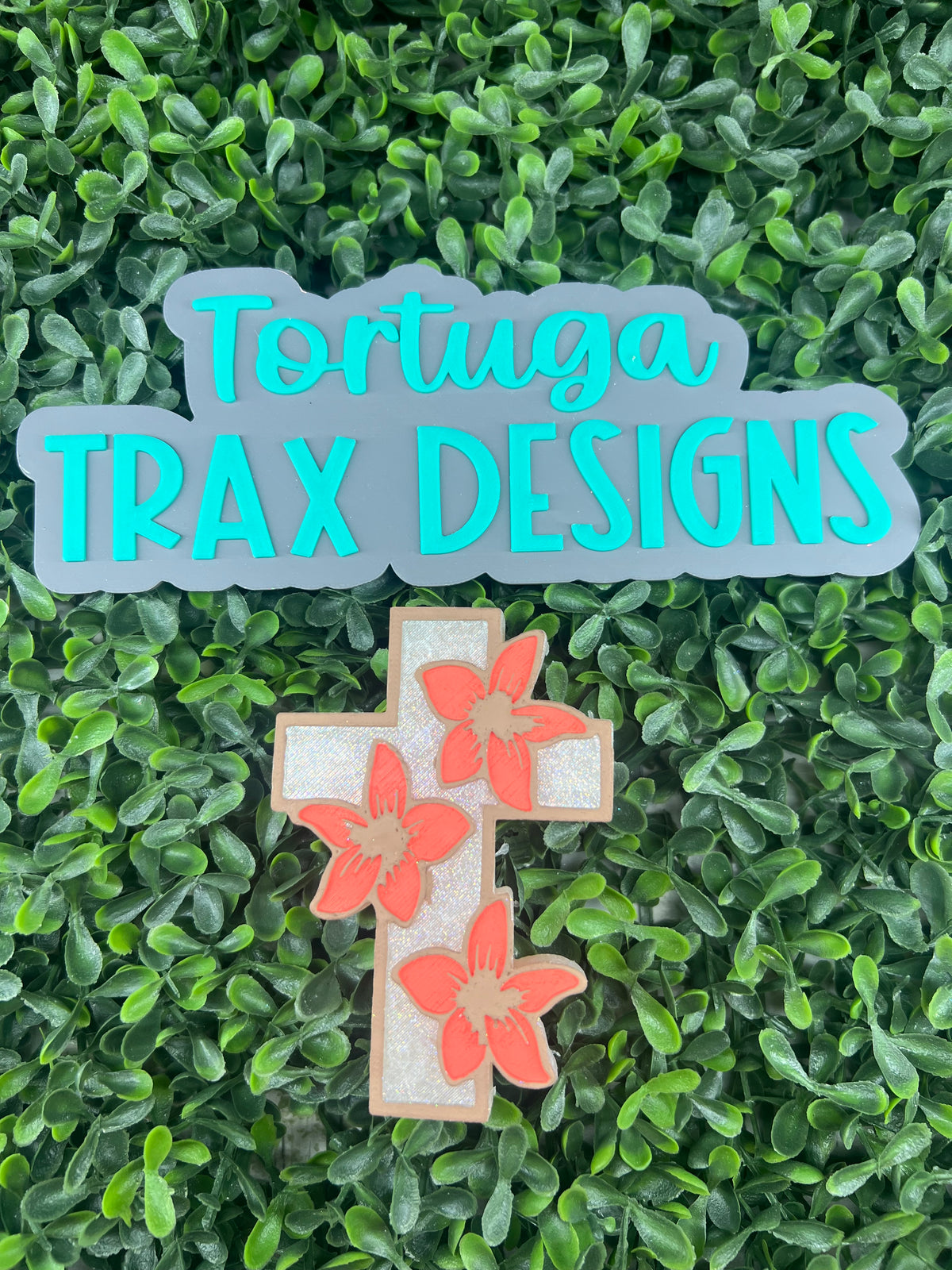 Hawaiian Flower Cross (Custom Order Here)