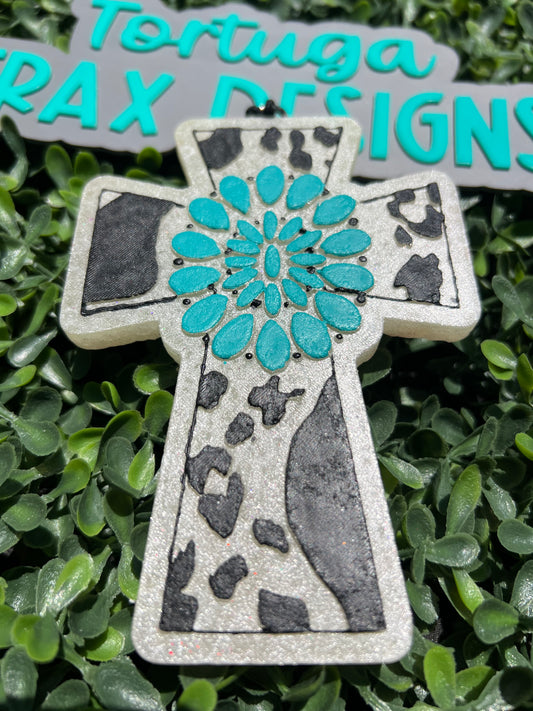 Vanilla - Turquoise Cross