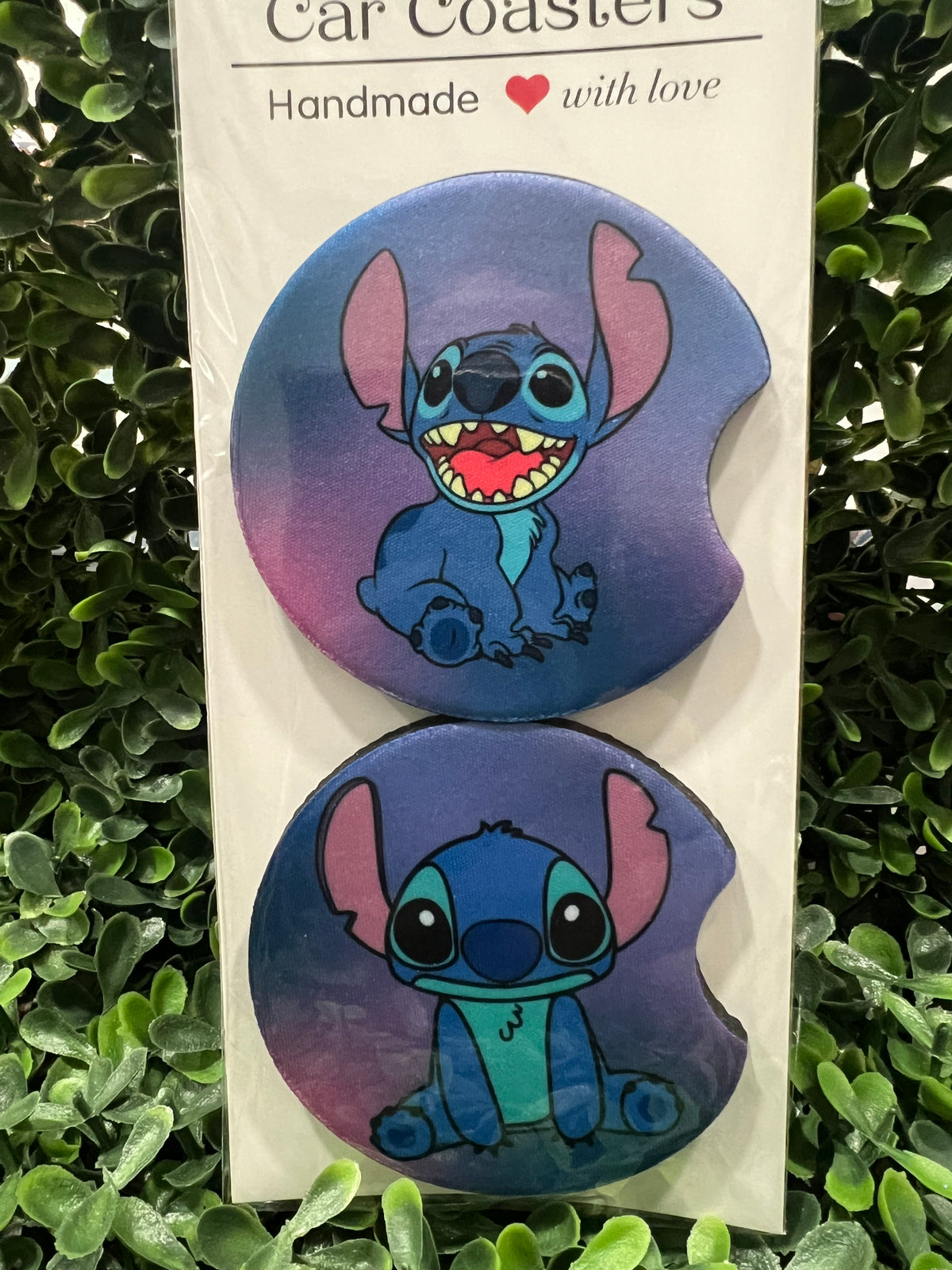 Car Coasters - St!tch Purple