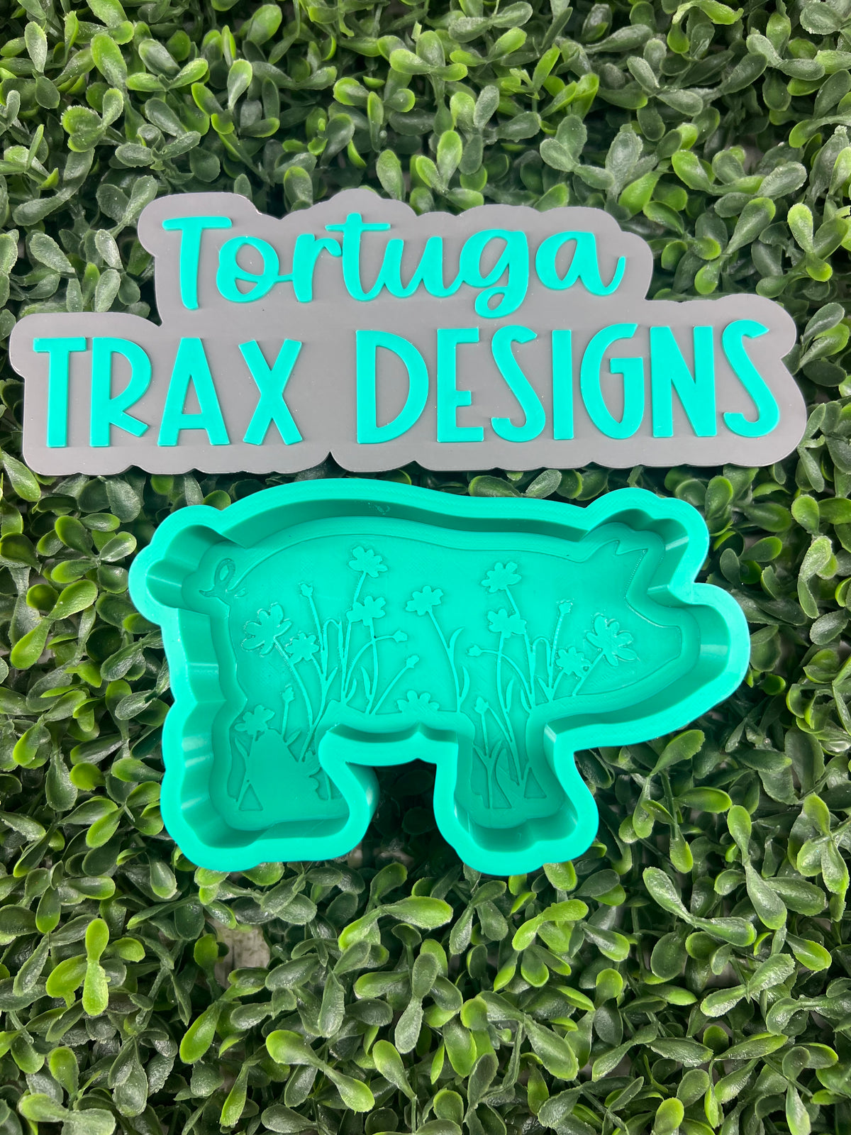 Pink Sugar - Flowered Pig (Custom Option Available)