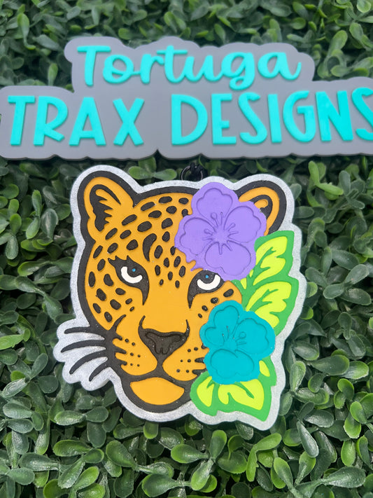 Cheetah w/ Flowers (Custom Order Here)
