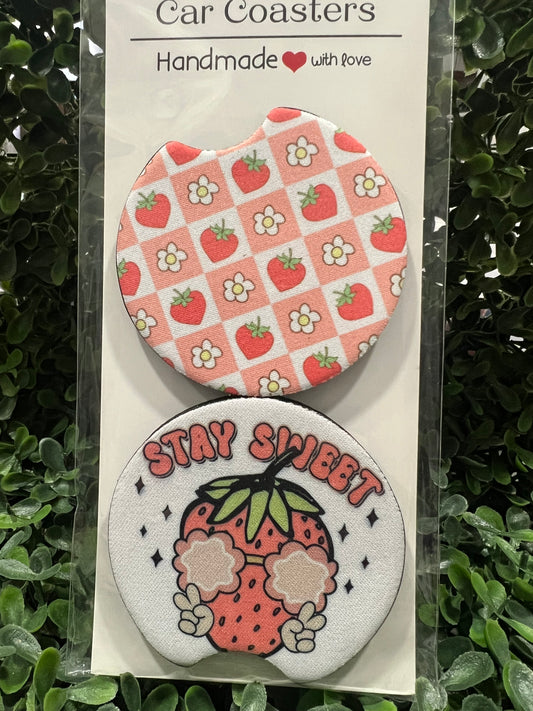 Car Coasters - Berry Sweet