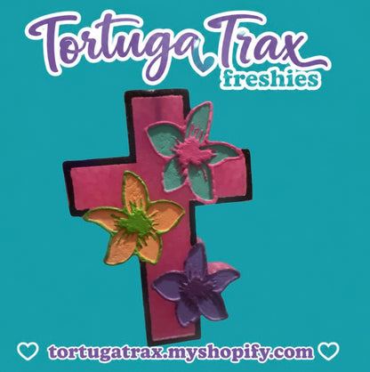 Hawaiian Flower Cross (Custom Order Here)