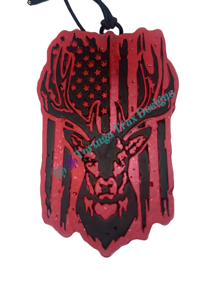 Gunpowder - Flag Deer Head (Custom Option Available)