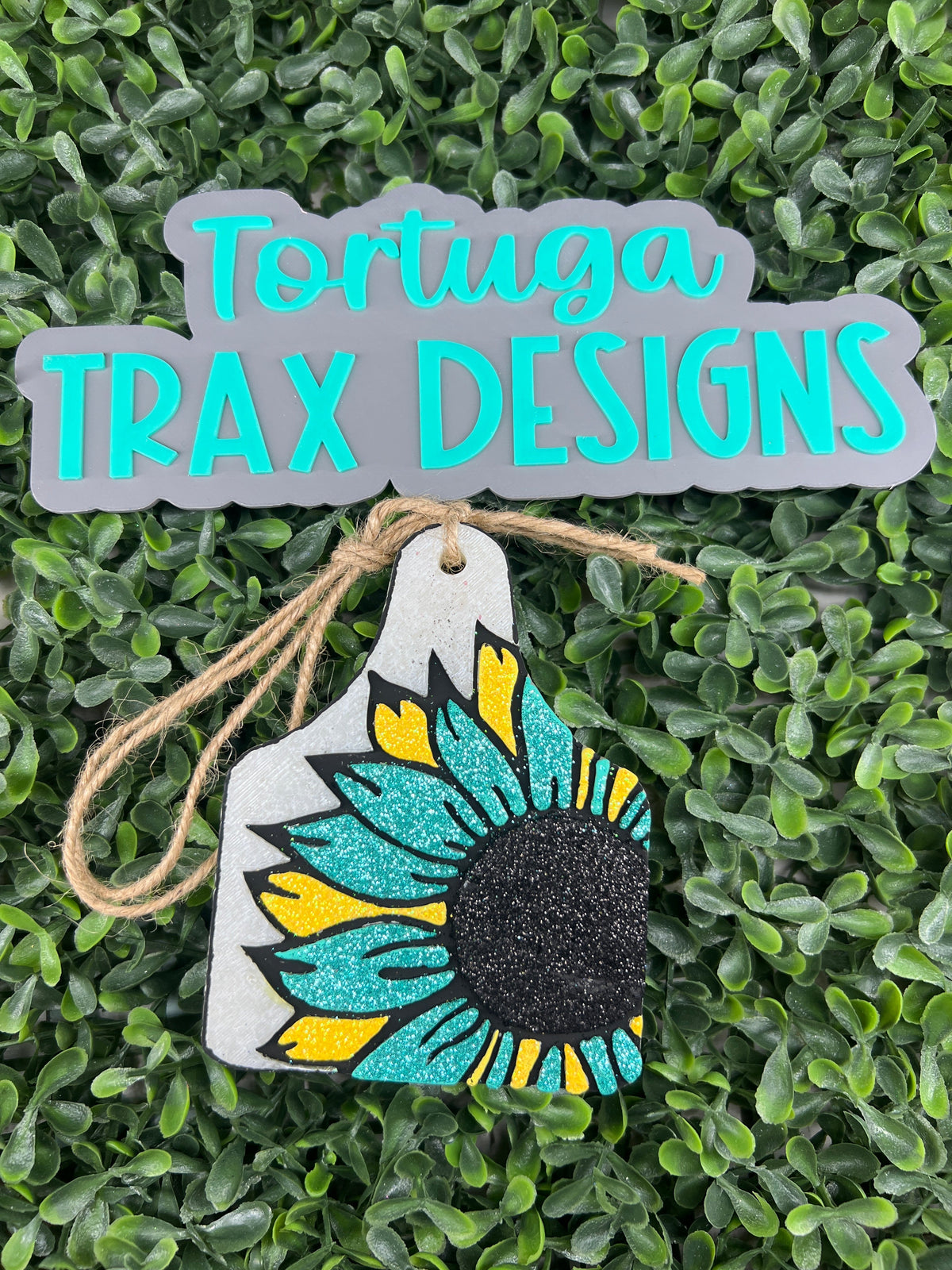 Sunflower Cow Tag (Custom Order Here)