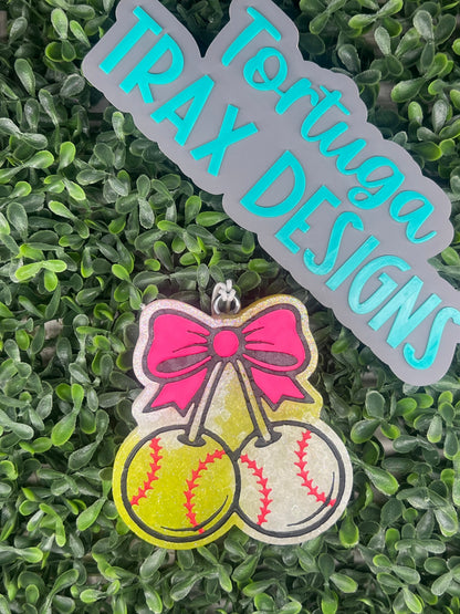 Pink Sugar- Baseball/Softball Bow