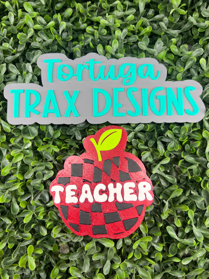 Pink Apple Punch - Checkered Teacher Apple