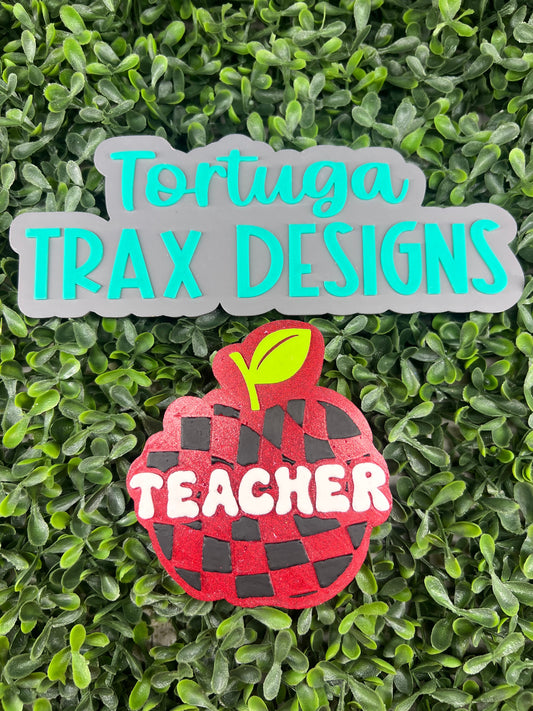 Pink Apple Punch - Checkered Teacher Apple